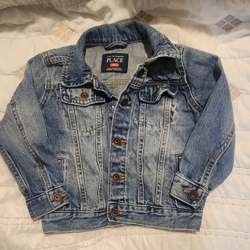 Boy's Children’s Place Jean Jacket Size 3T